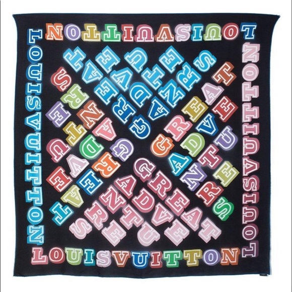 Louis Vuitton Silk Scarf/Wrap - Picture 2 of 16